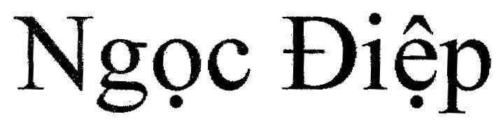 Mẫu nhãn hiệu NGọC ĐIệP