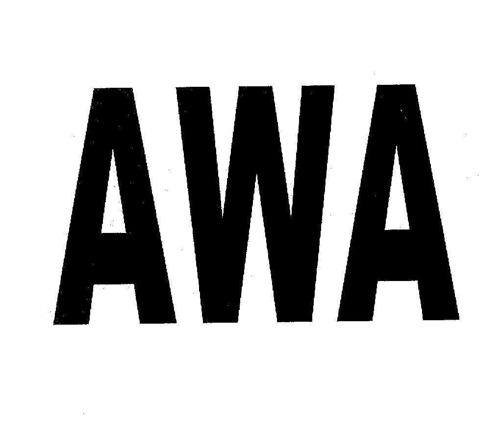 Mẫu nhãn hiệu AWA