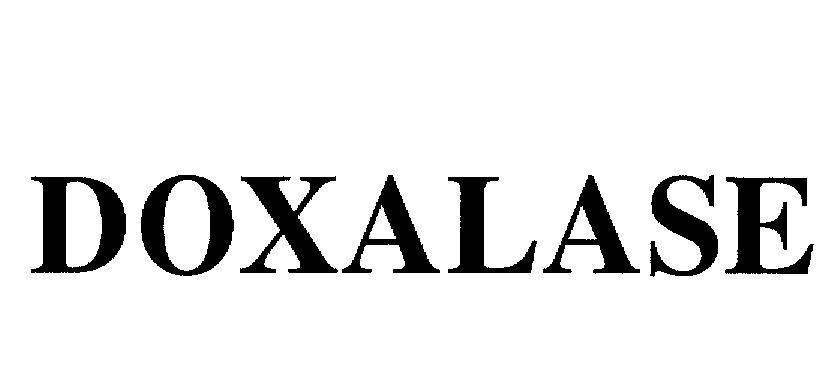 Mẫu nhãn hiệu DOXALASE