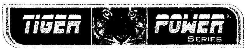 Mẫu nhãn hiệu TIGER POWER SERIES