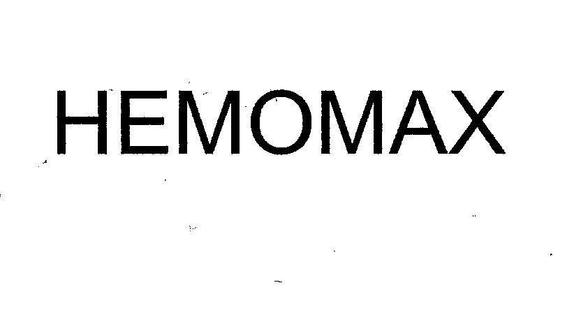 Mẫu nhãn hiệu HEMOMAX