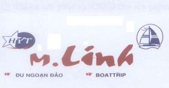 Mẫu nhãn hiệu HYT M LINH DU NGOạN ĐảO BOATTRIP