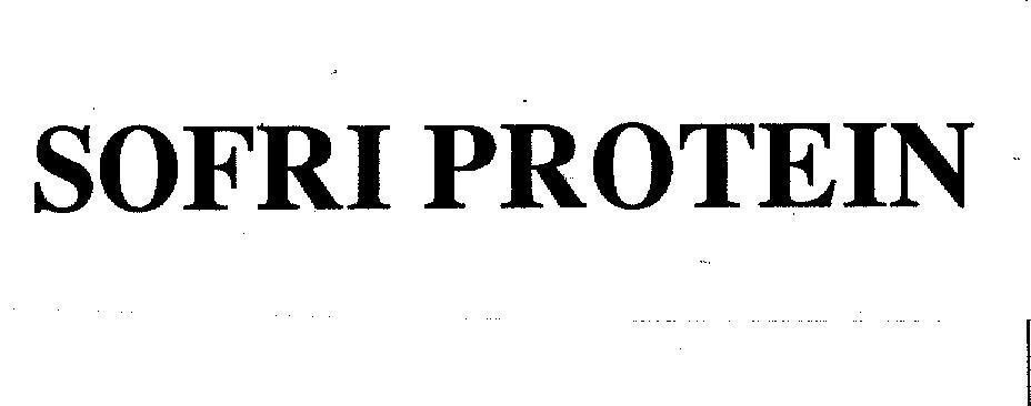 Mẫu nhãn hiệu SOFRI PROTEIN