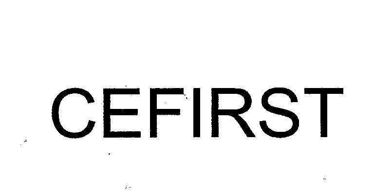 Mẫu nhãn hiệu CEFIRST
