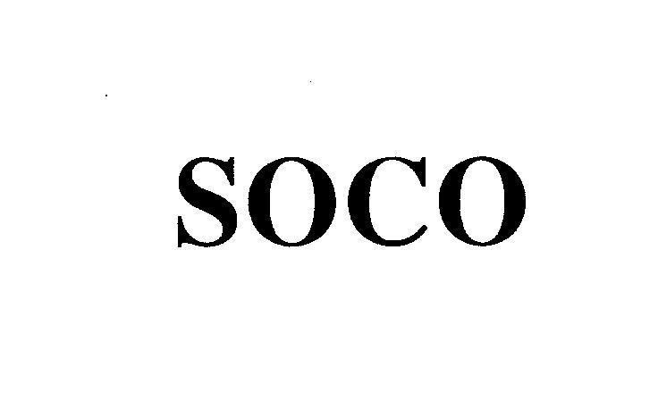 Mẫu nhãn hiệu SOCO