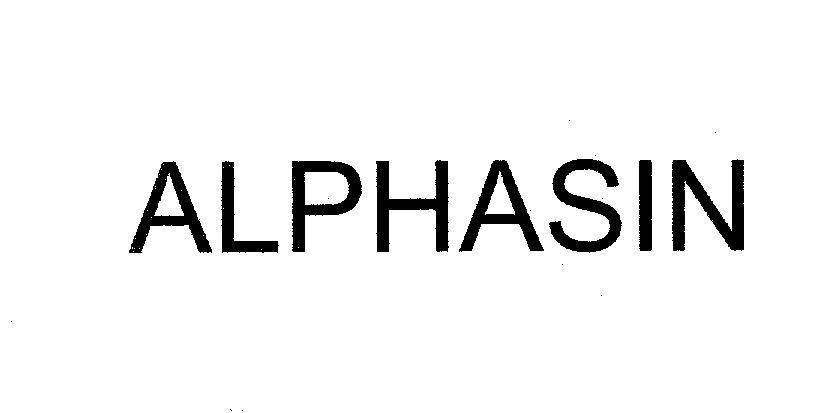 Mẫu nhãn hiệu ALPHASIN
