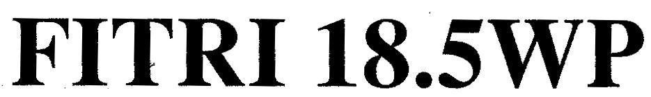 Mẫu nhãn hiệu FITRI 18 5WP