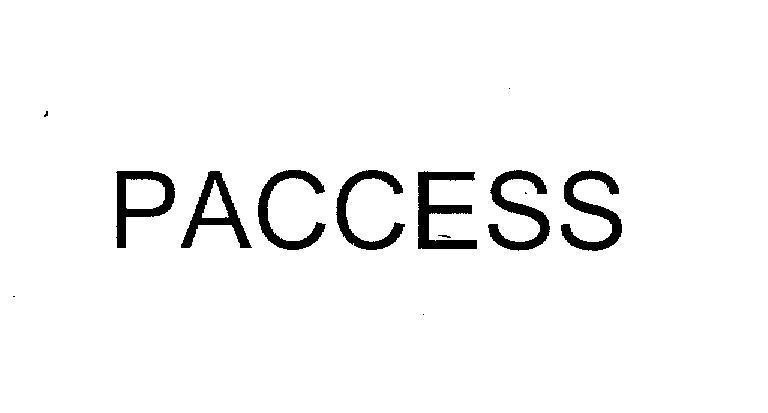 Mẫu nhãn hiệu PACCESS