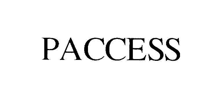 Mẫu nhãn hiệu PACCESS