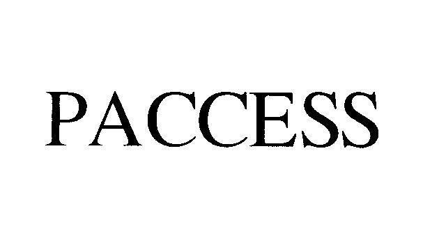Mẫu nhãn hiệu PACCESS