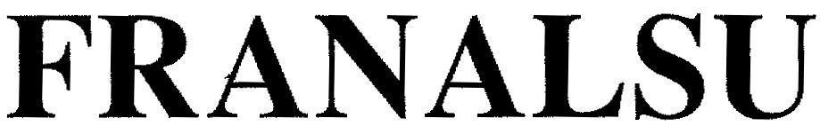 Mẫu nhãn hiệu FRANALSU