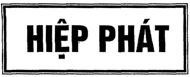 Mẫu nhãn hiệu Hiệp Phát