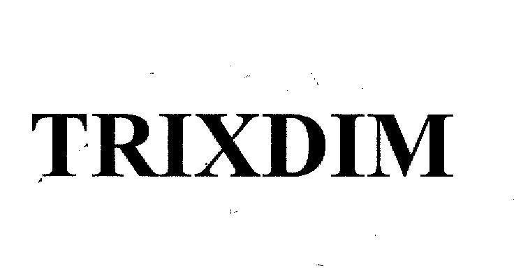 Mẫu nhãn hiệu TRIXDIM
