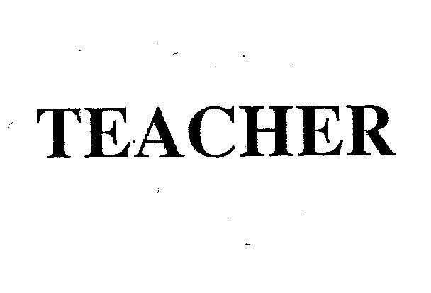 Mẫu nhãn hiệu TEACHER