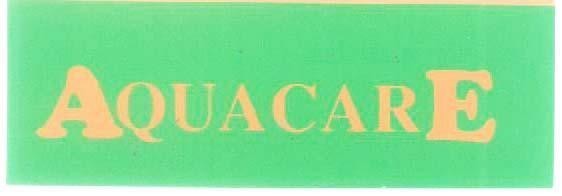 Mẫu nhãn hiệu AQUACARE