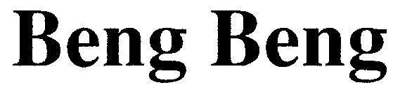 Mẫu nhãn hiệu BENG BENG