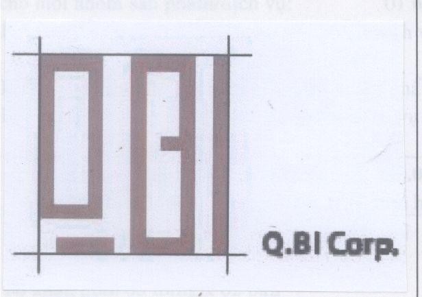 Mẫu nhãn hiệu QBI Q BI CORP