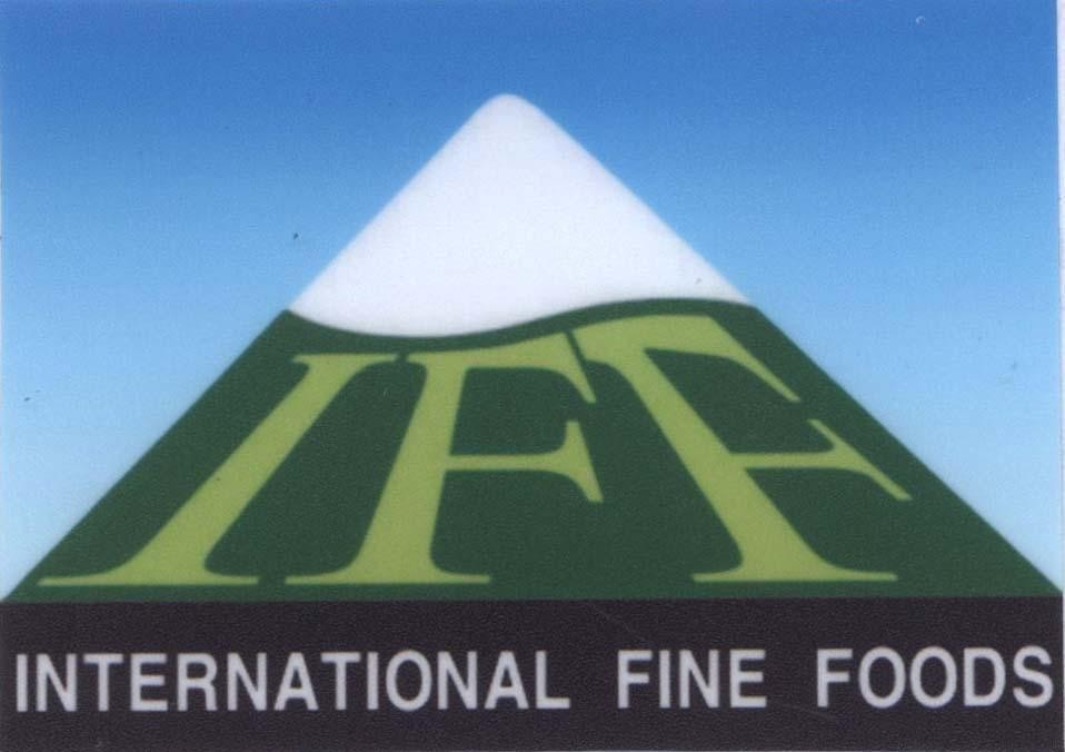 Mẫu nhãn hiệu IFF INTERNATIONAL FINE FOODS