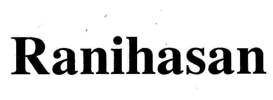 Mẫu nhãn hiệu RANIHASAN