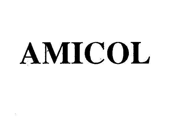Mẫu nhãn hiệu AMICOL
