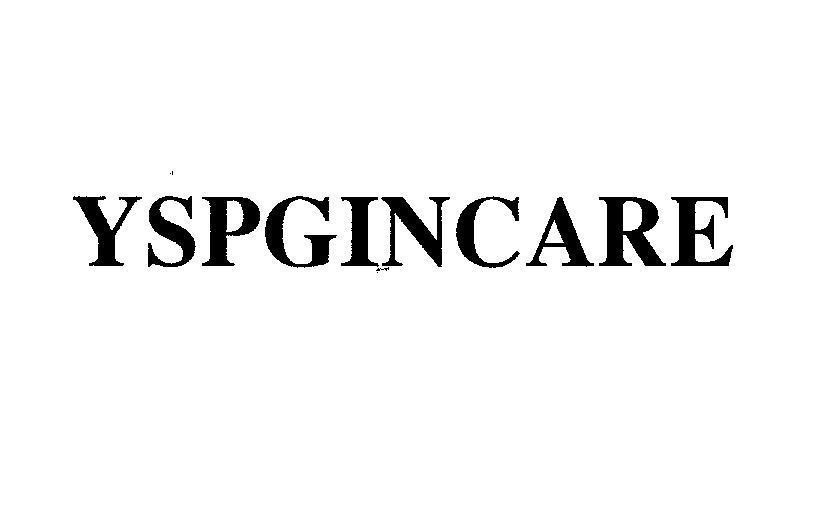 Mẫu nhãn hiệu YSPGINCARE