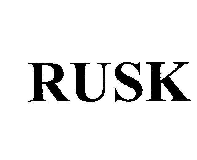 Mẫu nhãn hiệu RUSK
