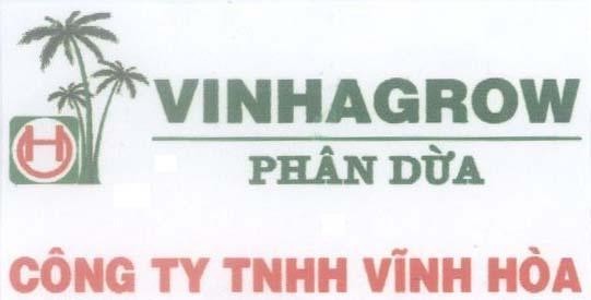 Mẫu nhãn hiệu Vĩnh Hoà H VINHAGROW Phân Dừa Công Ty TNHH