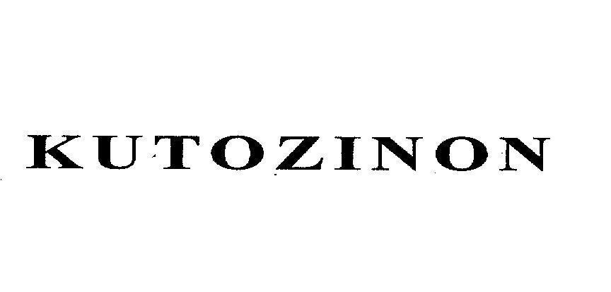Mẫu nhãn hiệu KUTOZINON