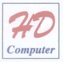 Mẫu nhãn hiệu HD COMPUTER