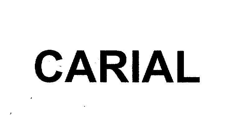 Mẫu nhãn hiệu CARIAL