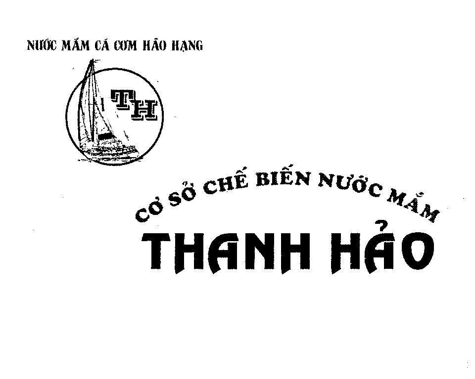 Mẫu nhãn hiệu Thanh Hảo TH Nước Mắm Cá Cơm Hảo Hạng Cơ Sở Chế Biến Nước Mắm