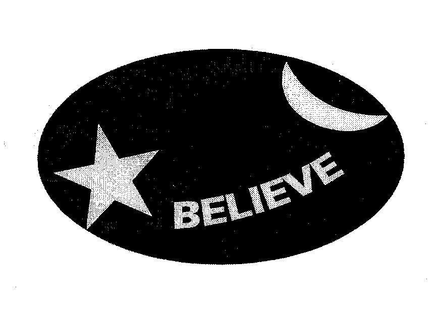 Mẫu nhãn hiệu BELIEVE