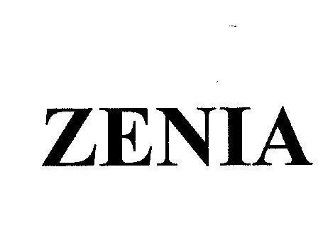 Mẫu nhãn hiệu ZENIA