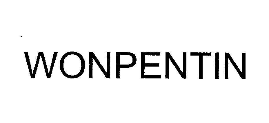 Mẫu nhãn hiệu WONPENTIN