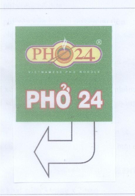 Mẫu nhãn hiệu PHO 24 Phở24 VIETNAMESE PHO NOODLE