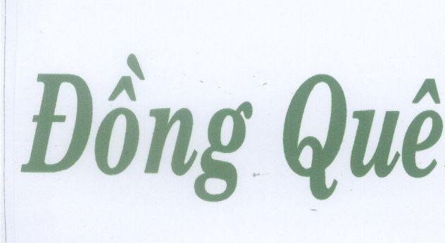 Mẫu nhãn hiệu Đồng Quê
