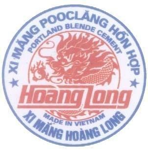 Mẫu nhãn hiệu Hoàng Long Xi Măng POOCLĂNG Hỗn hợp Hoàng Long Xi măng
