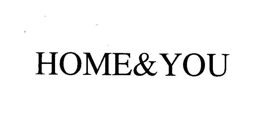 Mẫu nhãn hiệu HOME &YOU