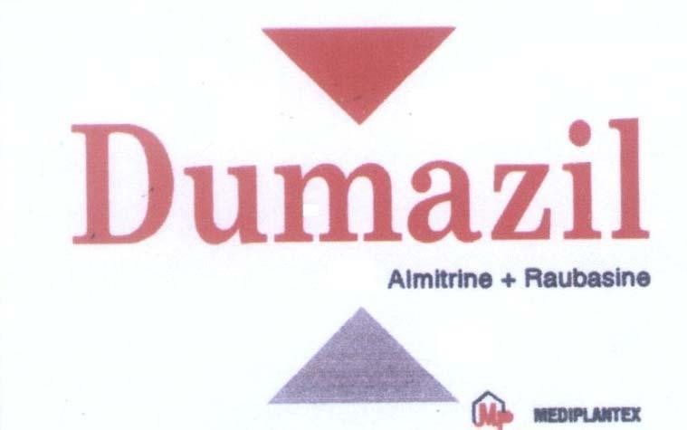 Mẫu nhãn hiệu DUMAZIL MEDIPLANTEX MP ALMITRINE RAUBASINE
