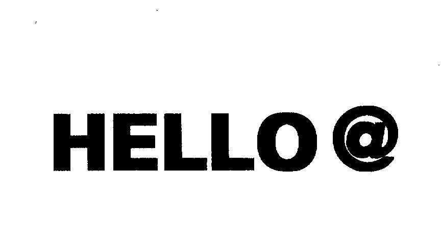 Mẫu nhãn hiệu HELLO A @