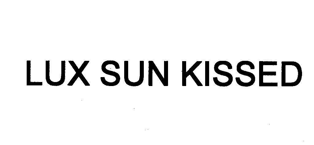 Mẫu nhãn hiệu LUX SUN KISSED