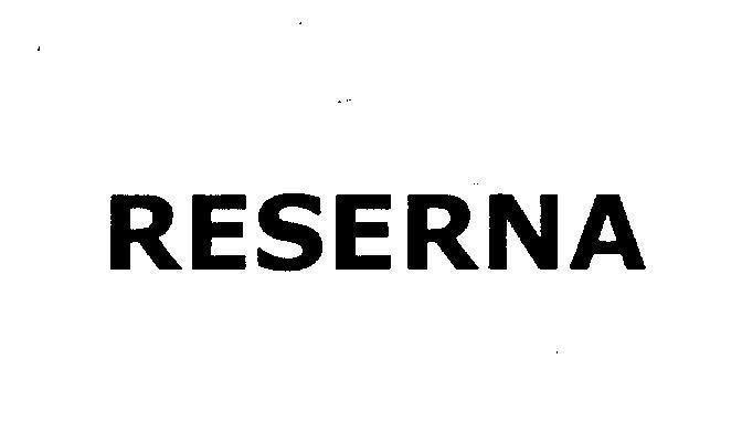 Mẫu nhãn hiệu RESERNA