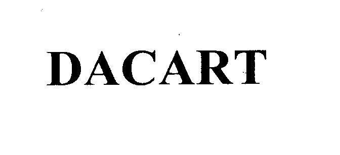 Mẫu nhãn hiệu DACART