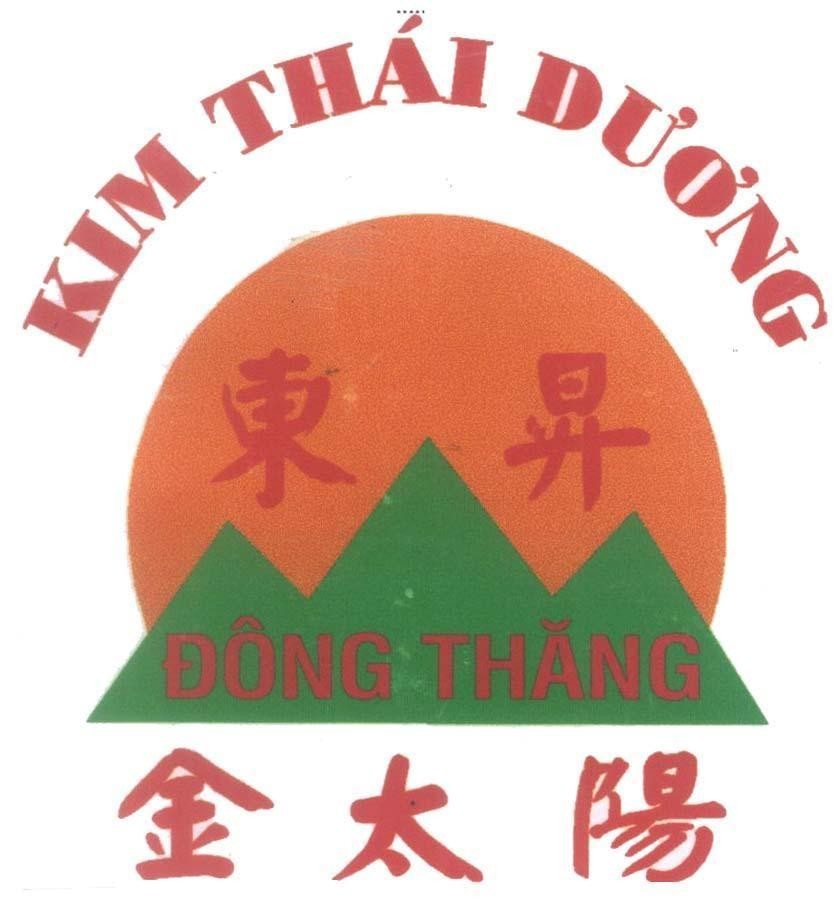Mẫu nhãn hiệu KIM THáI DƯƠNG ĐÔNG THĂNG [kim thái dương] [đông thăng]