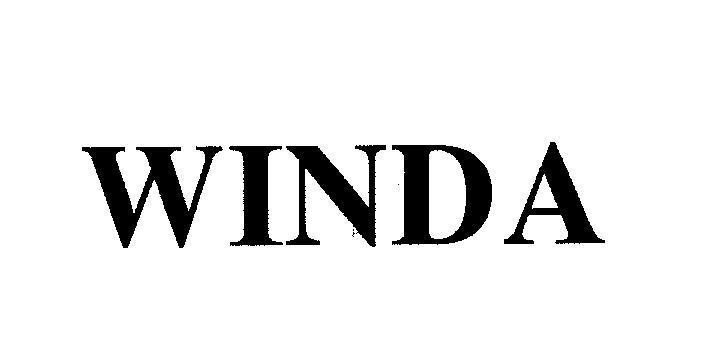 Mẫu nhãn hiệu WINDA