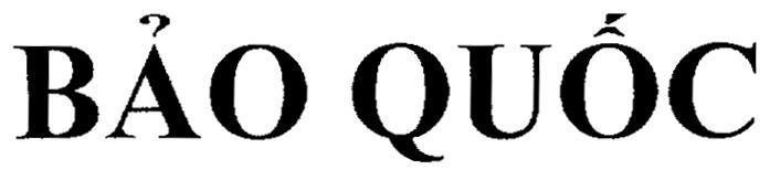 Mẫu nhãn hiệu Bảo Quốc