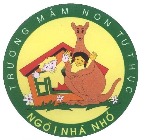 Mẫu nhãn hiệu Ngôi nhà nhỏ Trường mầm non tư thục