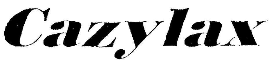 Mẫu nhãn hiệu CAZYLAX