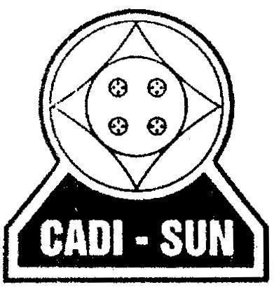 Mẫu nhãn hiệu CADI SUN