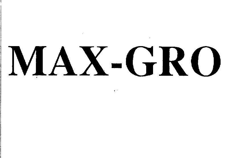 Mẫu nhãn hiệu MAX GRO